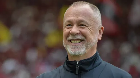Mano Menezes técnico do Grêmio durante partida contra o Flamengo – Foto: Thiago Ribeiro/AGIF