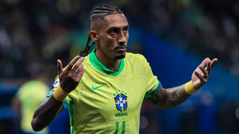 Raphinha foi reserva na derrota da Seleção Brasileira.