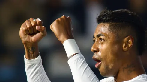 Bruno Henrique durante jogo do Mengão pela Série A.