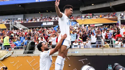 Marcos Leonardo e Renan Lodi no Al-Hilal (Photo by Megan Briggs/Getty Images)