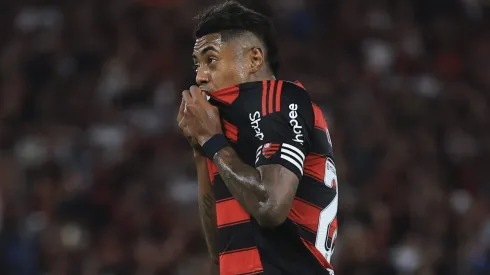 Bruno Henrique, atacante do Flamengo em partida pelo campeonato brasileiro