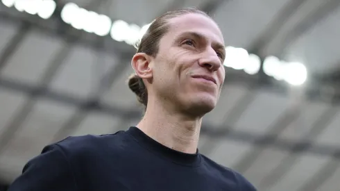 Filipe Luís, técnico do Flamengo em partida pelo campeonato brasileiro