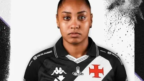 Anúncio da contratação da zagueira Rayane – Foto: Divulgação/Vasco Oficial