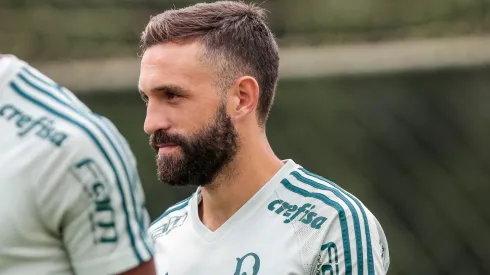 Allione durante treino do Palmeiras no CT Academia de Futebol em 2018 – Foto: Ale Cabral/AGIF