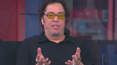 O ex-jogador Casagrande durante entrevista. Foto: Reprodução/CNN