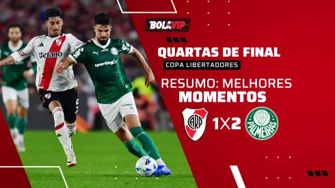 River Plate 1 x 2 Palmeiras. FOTO: Marcelo Endelli/Getty Images