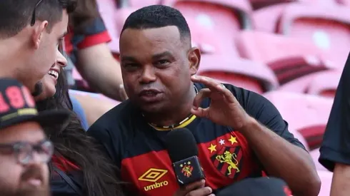 Carlinhos Bala antes de partida entre Sport e Porto-PE, na Arena Pernambuco, pelo Campeonato Pernambucano 2024.