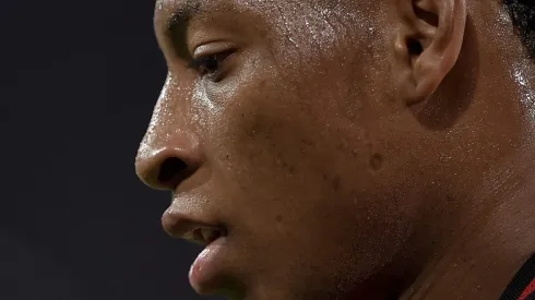 Gonzalo Plata durante partida entre Flamengo e Vitória, no Maracanã, pelo Brasileirão.