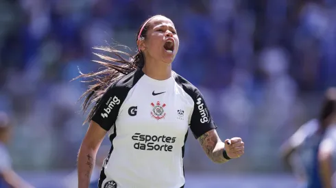 Vic Albuquerque é a artilheira do Timão em 2025 – Foto: Cris Mattos/Staff Images Woman/CBF