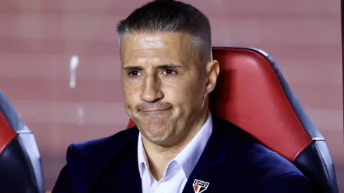 Hernan Crepo no comando técnico do São Paulo – Foto: Marcello Zambrana/AGIF