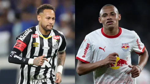 Neymar e Jhon Jhon. Fotos: Gilson Lobo/AGIF e Jorge Rodrigues/AGIF.