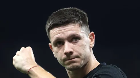 Rodrigo Garro durante partida na Neo Química Arena.