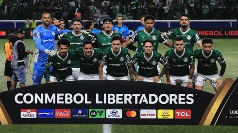 Time do Palmeiras em jogo pela Copa Libertadores 2025. Foto: Ettore Chiereguini/AGIF