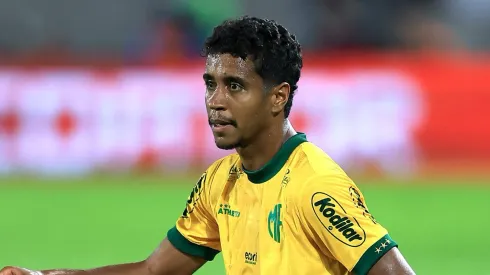 Mirassol durante partida contra o Flamengo, no Maracanã