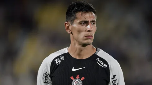 Angileri jogador do Corinthians durante partida contra o Fluminense no estadio Maracana pelo campeonato Brasileiro A 2025. Foto: Thiago Ribeiro/AGIF