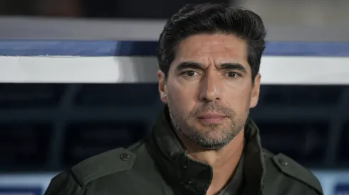 Abel Ferreira durante a partida do Palmeiras
