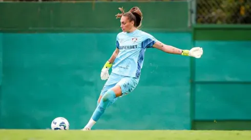 Claudia em campo pelo Fluminense. Foto: Marina Garcia/FFC