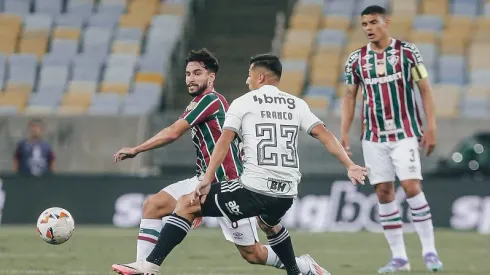 Último duelo entre Fluminense x Atlético-MG no Maracanã foi pela Libertadores, no ano passado. Foto: Lucas Merçon/Fluminense FC