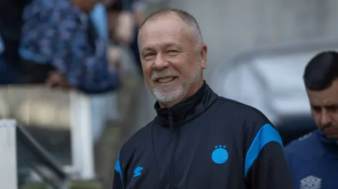 RS – PORTO ALEGRE – 13/09/2025 – BRASILEIRO A 2025, GREMIO X MIRASSOL – Mano Menezes tecnico do Gremio durante partida contra o Mirassol no estadio Arena do Gremio pelo campeonato Brasileiro A 2025. Foto: Liamara Polli/AGIF