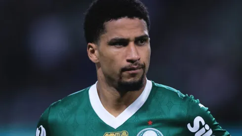 Murilo durante partida entre Palmeiras e Internacional, no Allianz Parque, pelo Brasileirão.