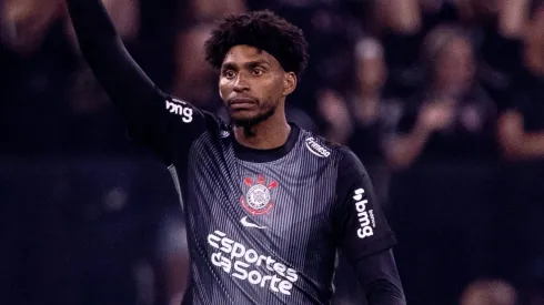 Hugo Souza durante partida entre Corinthians e Mirassol, na Neo Química Arena, pelo Brasileirão. Foto: Rodrigo Coca/Agência Corinthians