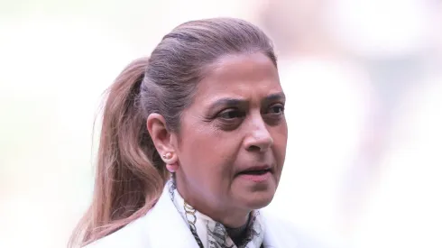 SP – SAO PAULO – 20/07/2025 – BRASILEIRO A 2025, PALMEIRAS X ATLETICO-MG – leila pereira presidente do Palmeiras durante partida contra o Atletico-MG no estadio Arena Allianz Parque pelo campeonato Brasileiro A 2025.