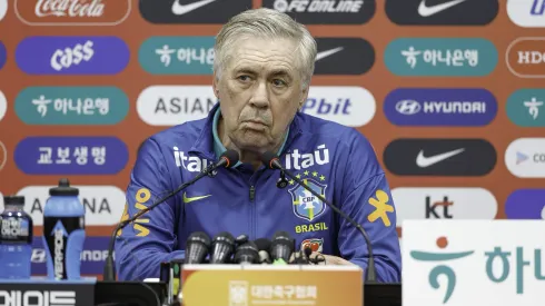 Ancelotti em coletiva da Seleção