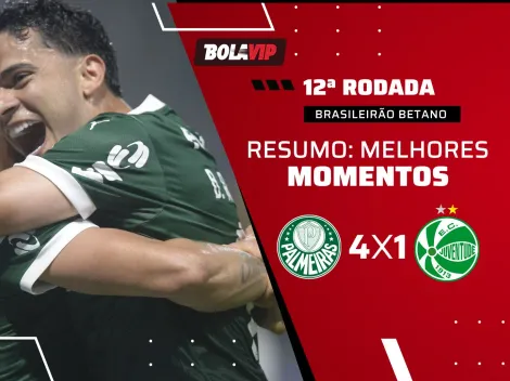 Palmeiras goleia o Juventude e se isola na liderança do Brasileirão Betano