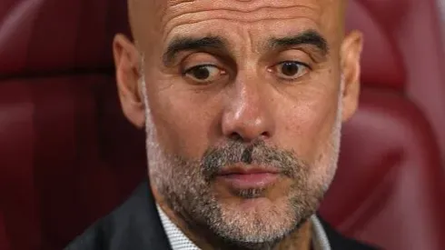 Guardiola durante partida entre Monaco e Manchester City, pela UEFA Champions League. Foto: Alex Pantling