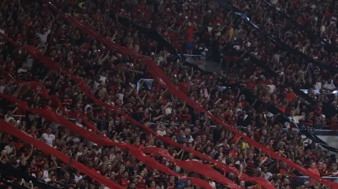 Flamengo conquistou uma importante vitória contra o Estudiantes diante de sua torcida (Photo by Buda Mendes)