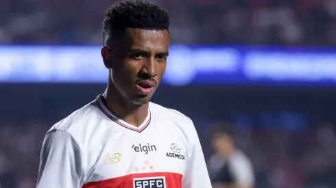 SP – SAO PAULO – 19/07/2025 – BRASILEIRO A 2025, SAO PAULO X CORINTHIANS – Marcos Antonio jogador do Sao Paulo durante partida contra o Corinthians no estadio Morumbi pelo campeonato Brasileiro A 2025. Foto: Marcello Zambrana/AGIF