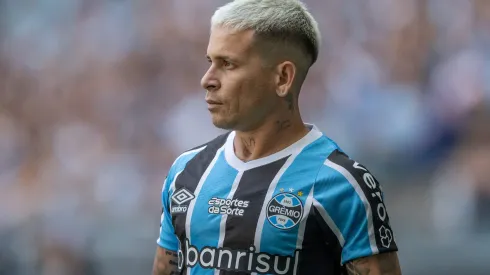 RS – PORTO ALEGRE – 08/12/2024 – BRASILEIRO A 2024, GREMIO X CORINTHIANS – Soteldo jogador do Gremio durante partida contra o Corinthians no estadio Arena do Gremio pelo campeonato Brasileiro A 2024. Foto: Liamara Polli/AGIF