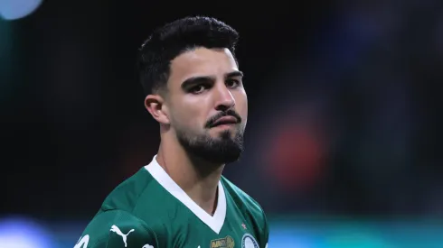 Flaco López em ação pelo Alviverde