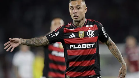 RJ – RIO DE JANEIRO – 20/07/2025 – BRASILEIRO A 2025, FLAMENGO X FLUMINENSE – Everton Cebolinha jogador do Flamengo durante partida contra o Fluminense no estadio Maracana pelo campeonato Brasileiro A 2025. Foto: Alexandre Loureiro/AGIF