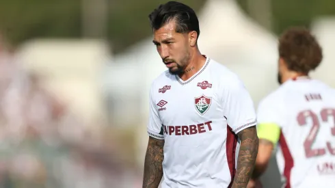 Fluminense planeja contar com Lucho Acosta para clássico decisivo contra o Vasco — Foto Marlon CostaAGIF