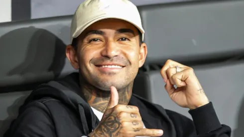 Dudu durante partida entre Atlético-MG e Corinthians, na Arena MRV, pela Copa do Brasil.