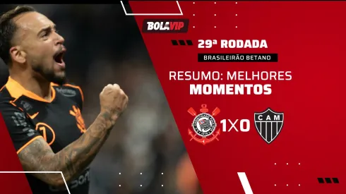 Com golaço de Maycon, Corinthians vence o Atlético-MG pelo Brasileirão Betano. Foto: Joisel Amaral/AGIF