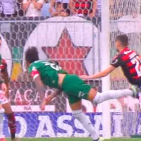 Palmeiras pede pênalti em Gustavo Gómez contra o Flamengo em jogada aérea no Maracanã