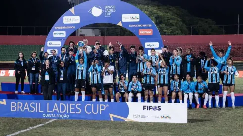 Grêmio na final da Ladies Cup. Foto: Guilherme Veiga/Brasil Ladies Cup