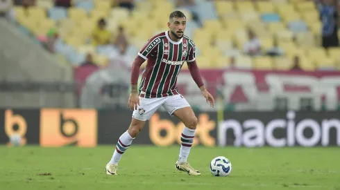 Freytes jogador do Fluminense durante partida contra o Aparecidense no estadio Maracana pelo campeonato Copa Do Brasil 2025. Foto: Thiago Ribeiro/AGIF