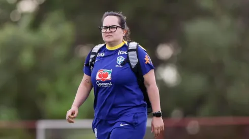 Nuty Silveira com a Seleção Sub-20. Foto: Rafael Ribeiro/CBF