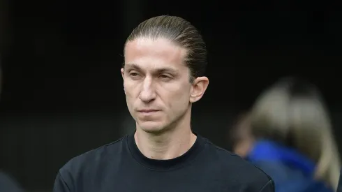 RJ – RIO DE JANEIRO – 19/10/2025 – BRASILEIRO A 2025, FLAMENGO X PALMEIRAS – Filipe Luis tecnico do Flamengo durante partida contra o Palmeiras no estadio Maracana pelo campeonato Brasileiro A 2025. Foto: Thiago Ribeiro/AGIF