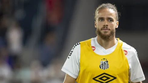 Brahimi tem números fracos e segue sem espaço no ataque do Santos — Foto Anderson RomãoAGIFF