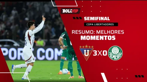 Palmeiras é atropelado pela LDU e se complica por uma vaga a final da Libertadores. Foto: Franklin Jacome/Getty Images