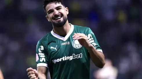 Flaco López celebra gol diante do Vasco. Foto: Marcello Zambrana/AGIF