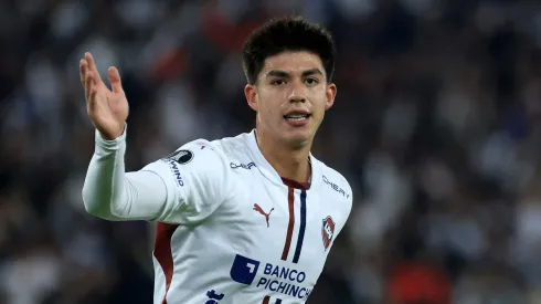 Villamil, autor de 2 gols em LDU x Palmeiras – Foto: Franklin Jacome/Getty Images