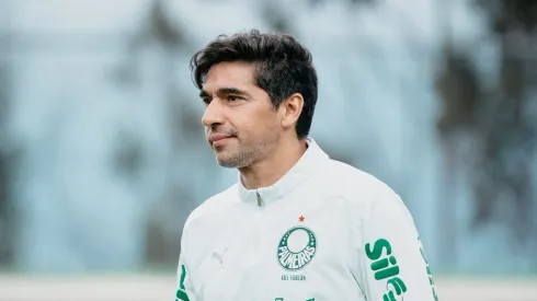 Abel Ferreira durante treino realizado em Quito.
