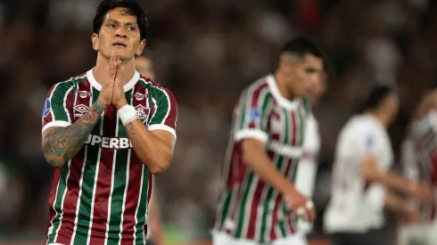RJ – RIO DE JANEIRO – 23/09/2025 – COPA SUL-AMERICANA 2025, FLUMINENSE X LANUS – German Cano jogador do Fluminense lamenta durante partida contra o Lanus no estadio Maracana pelo campeonato Copa Sul-americana 2025. Foto: Jorge Rodrigues/AGIF