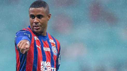 Erick, jogador do Bahia, durante partida contra o Internacional no estadio Arena Fonte Nova pelo campeonato Brasileiro A 2025. Foto: Jhony Pinho/AGIF