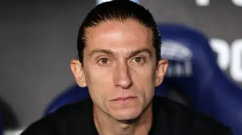 Filipe Luís durante partida entre Flamengo e Racing, no Maracanã, pela Libertadores. Foto: Wagner Meier